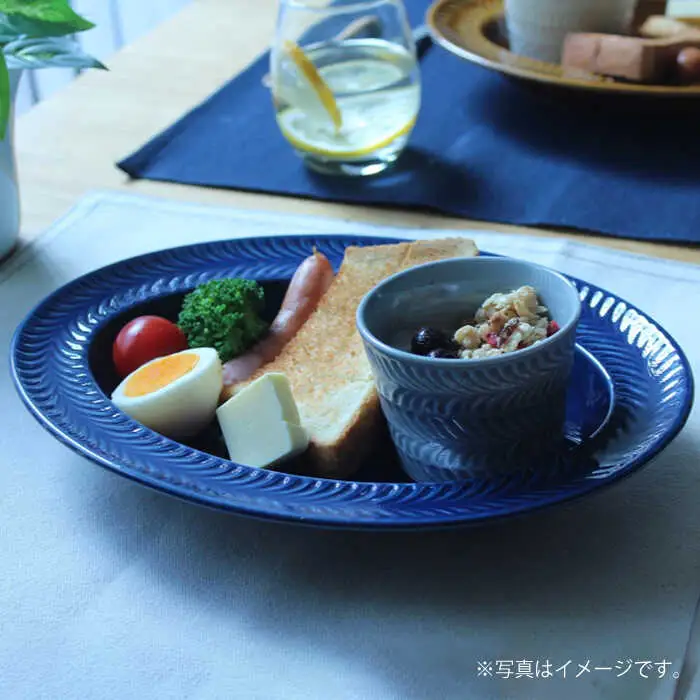 【波佐見焼】ローズマリー リムオーバル マットブラック 食器 皿 【翔芳窯】 [FE140]  波佐見焼
