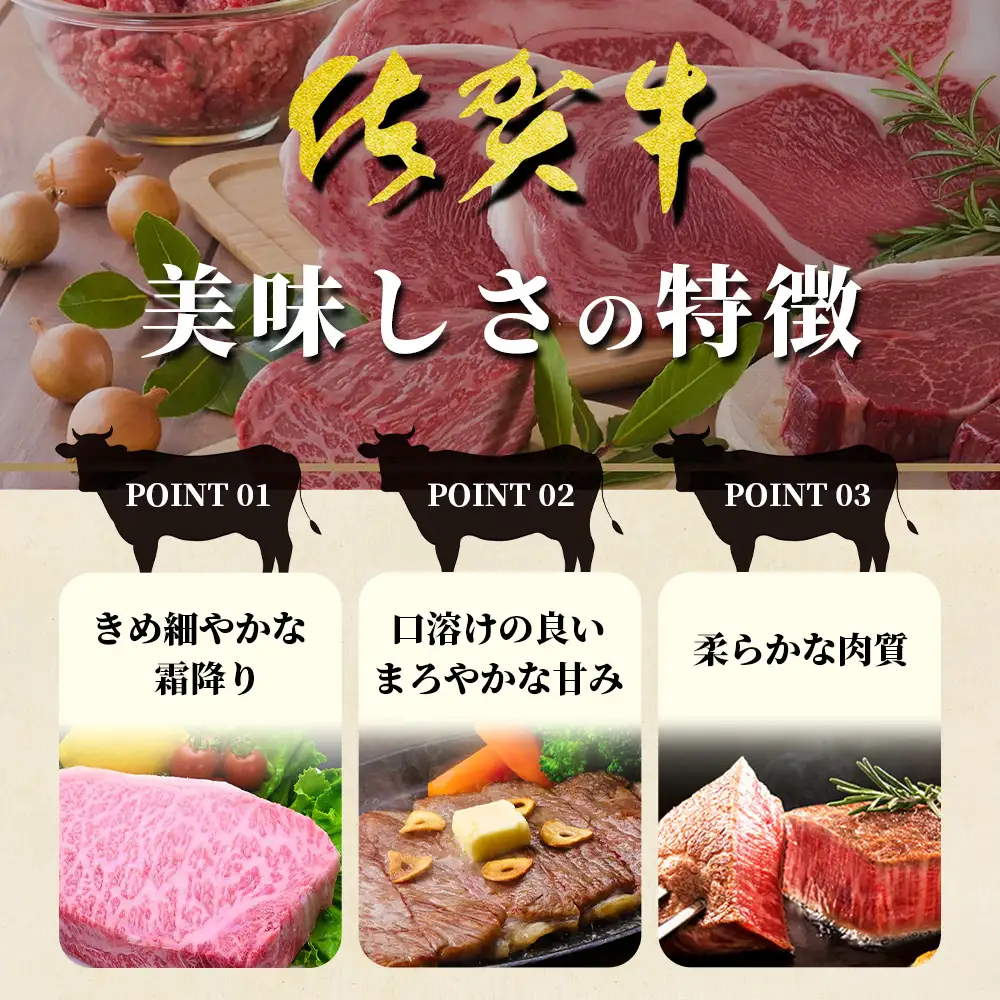  【熟成肉『極み』コース】佐賀牛 ロースステーキ＆すきやき肉 V-8 