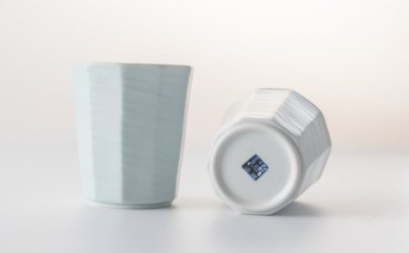 マカロン面取コップ 4点 NAZ012 やきもの 食器
