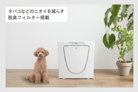 マイナスイオン発生空気清浄機 パールホワイト (AC-D358PW)