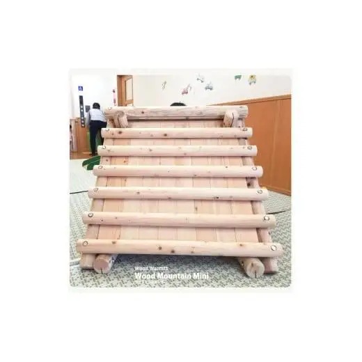 木製 ウッドマウンテンミニ（ボルダリングタイプ）無塗装 防腐加工済 国産材 環境配慮 外遊び 屋外 アスレチック 遊具 公園 ウッドウォームズ 奈良県 下北山村