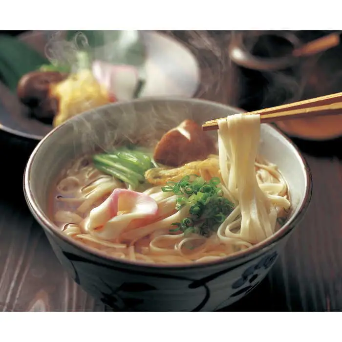 島原手延べうどん  3種詰合せセット（全13袋） / まぜ麺  平うどん 細うどん 手延べうどん うどん ウドン 饂飩  麺 めん 乾麺 ピリ辛 タレ付 / 南島原市 / ふるせ [SAQ016]