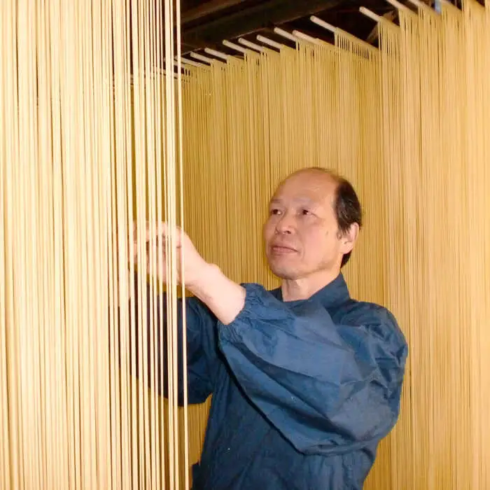 【九州産 小麦使用】島原 手延べ そうめん 千年の糸 / 南島原市 / 本多製麺 [SAV004]