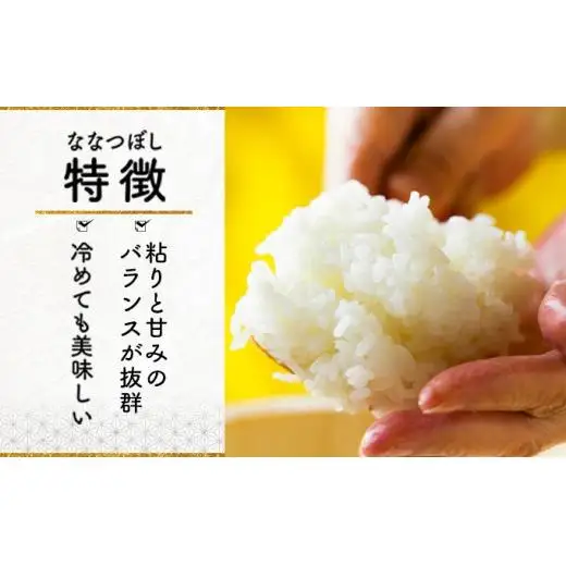 5ヶ月定期便 令和6年産北海道岩見沢産米 ななつぼし精米5kg 計25kg≪沖縄・離島配送不可≫【35041】