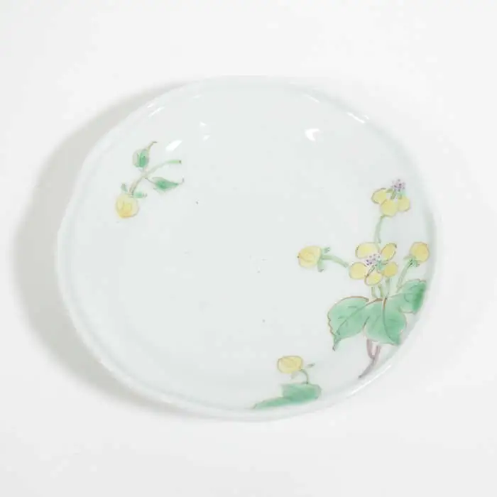 【波佐見焼】小花紋 小皿 3枚セット 食器 皿 【藍水】 [GB37]  波佐見焼