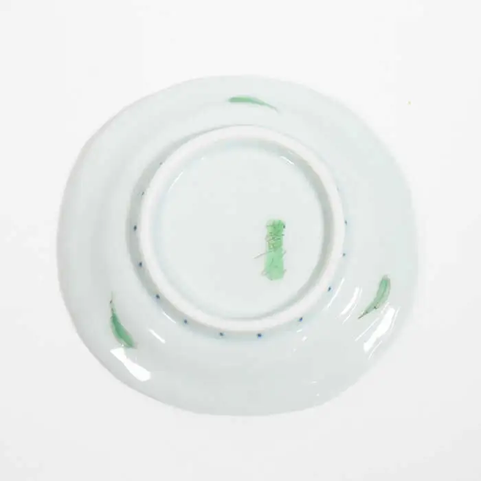 【波佐見焼】小花紋 小皿 ペアセット 食器 皿 【藍水】 [GB38]  波佐見焼