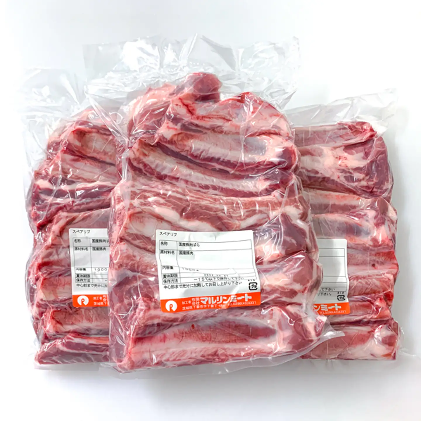 豚肉 スペアリブ 3kg ( 1kg × 3P ) 豚肉