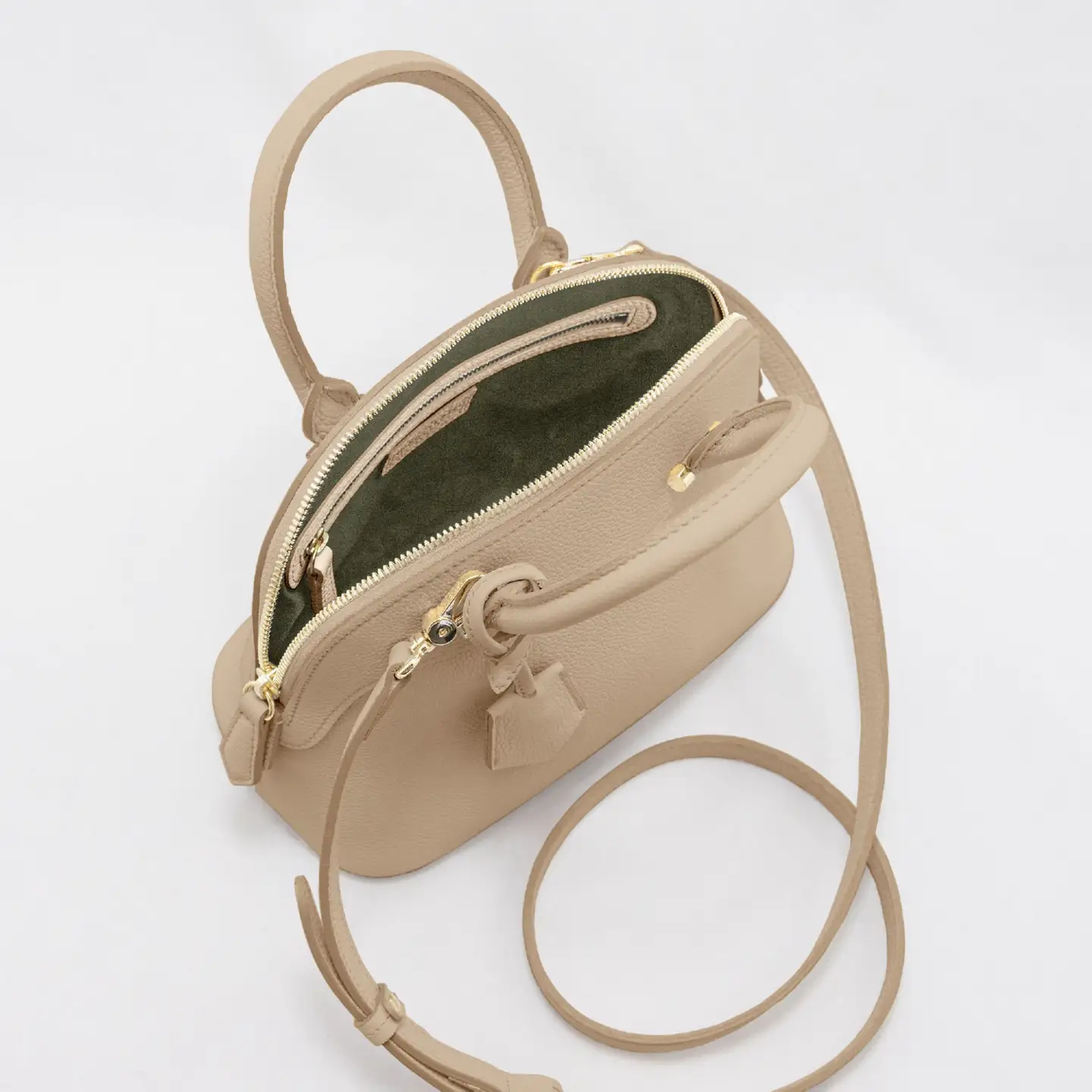 ELLIE(エリー）/本革2WAYショルダーバッグ BEIGE(ベージュ)