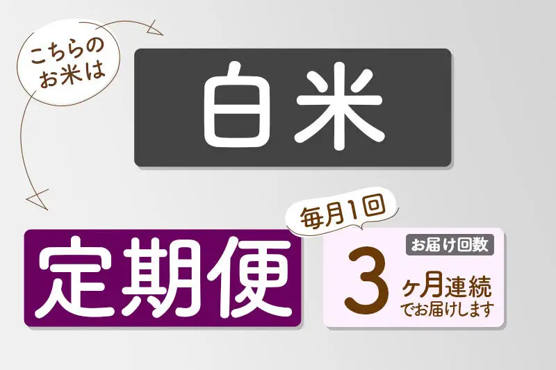 【R8年新米予約】 《3ヶ月定期便》【白米】あきたこまち 20kg (10kg×2袋) 秋田県三種町産 令和8年産 下岩川米
