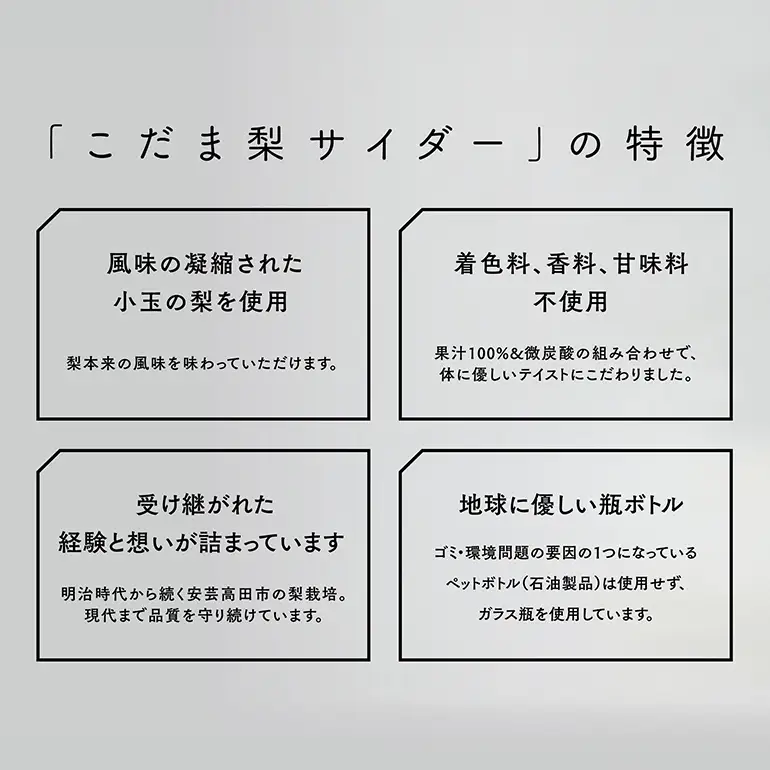【個数限定】こだま梨サイダー 330ml×5本 飲料 炭酸 ジュース 果汁 ソーダ 二十世紀梨 香料 甘味料 着色料 不使用 風味 甘み