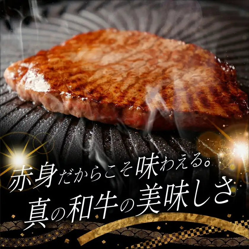 【国産黒毛和牛】赤身ステーキ 100g×6枚〔MJE-E9-004〕_(都城市) 国産黒毛和牛 モモステーキ 100g×6枚 モモ ステーキ 冷凍配送 