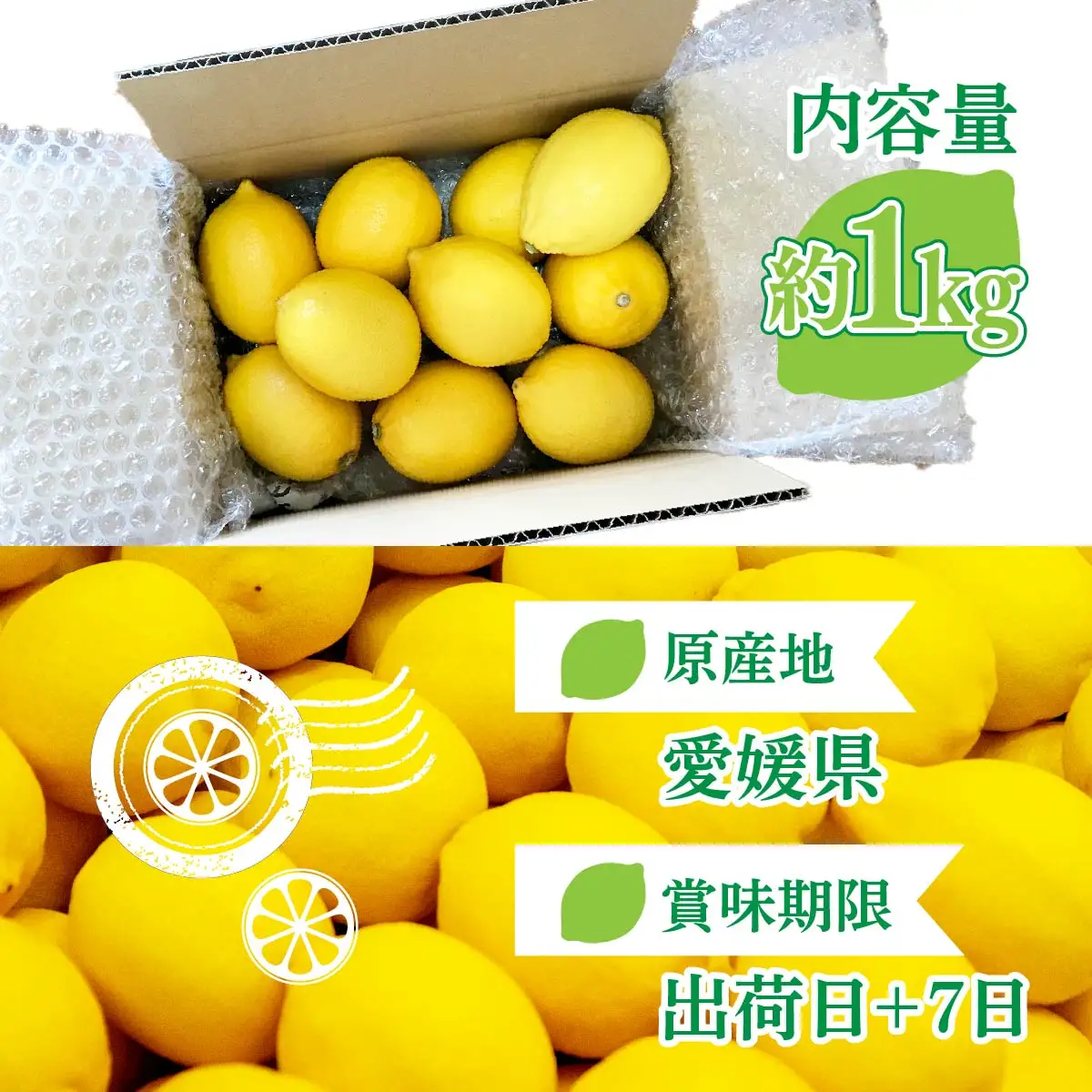 レモン 約1kg 青いレモンの島 レモン