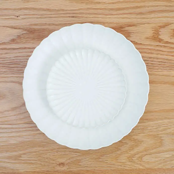 【波佐見焼】花しのぎ 大皿 小皿 （白） 4点セット 食器 皿 【団陶器】 [PB95] 波佐見焼