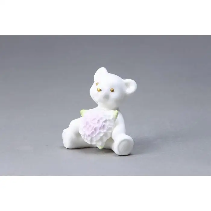 ノリタケの森ベアシリーズ　紫陽花ベア　M066　K199