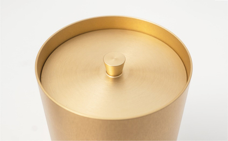 茶筒 キャニスター canister-S 金 日本製 茶筒