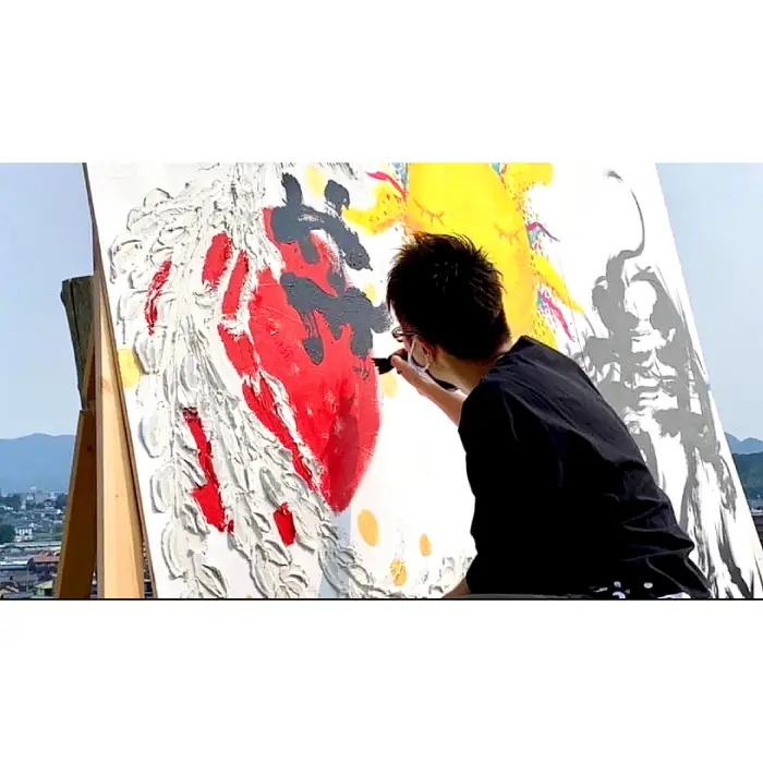 オリジナル筆文字アート作品　掛軸（1840×545mm）