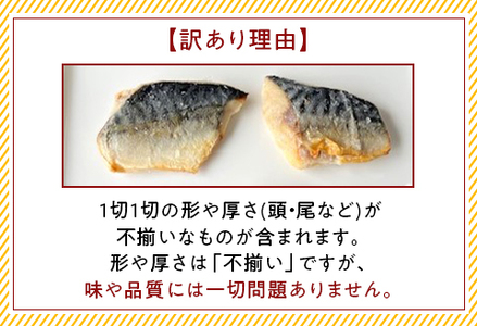 H7-91A【訳あり】レンジで簡単調理 「骨なし」さば塩焼き30切（約900g）