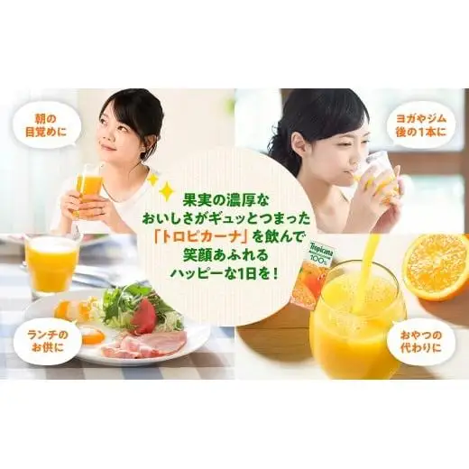 トロピカーナ 100％ アップル 250ml LLスリム×24本