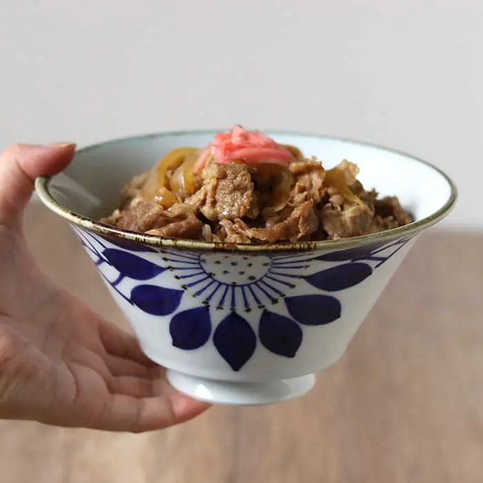 【波佐見焼】おまかせ丼 どんぶり ブルーメ 食器 皿 【翔芳窯】 [FE173]  波佐見焼