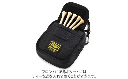 ゴルフボールケース／4個用 ファスナー　ゴルフ ボール 収納 キャリング ウエスト バンナイズ VanNuys バッグ ゴルフボール入れ ゴルフ用品 雑貨 日用品 