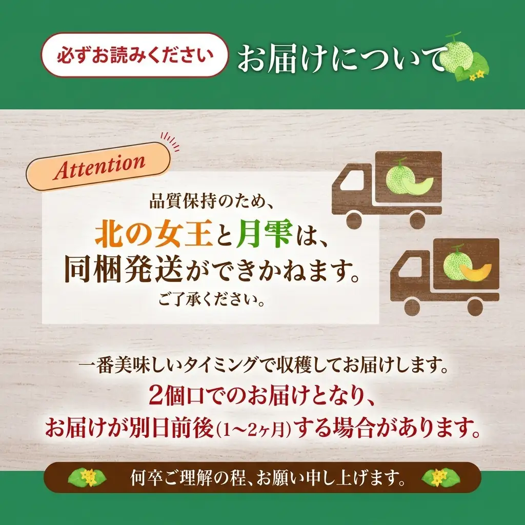 メロンセット 赤肉 北の女王 青肉 月雫 【各1玉 約1.6kg】【先行予約】