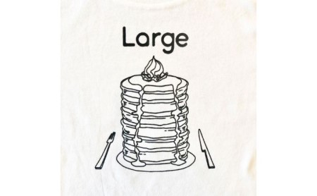 Tシャツセット パンケーキSmall×Large Tシャツセット【2枚組】 80cm×100cm