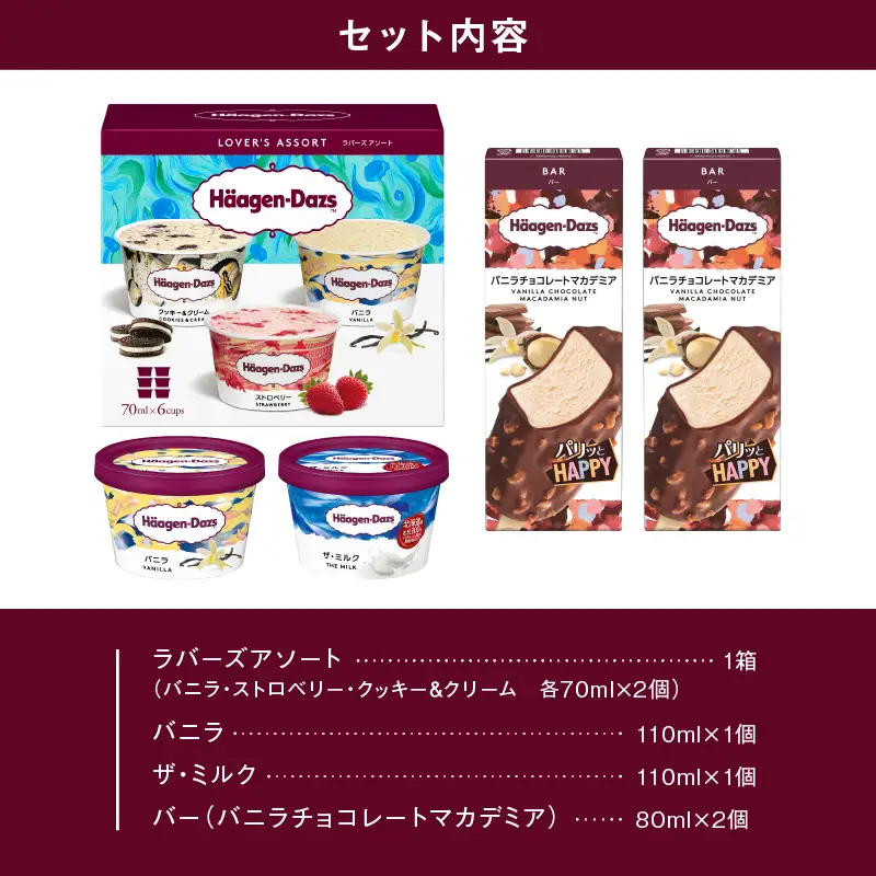 ハーゲンダッツ バラエティセット アイス アイスクリーム _H0016-105