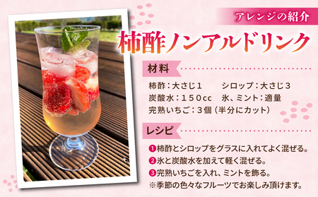 柿酢（春しぼり）6本セット＊着日指定不可【里山のくらし商店】