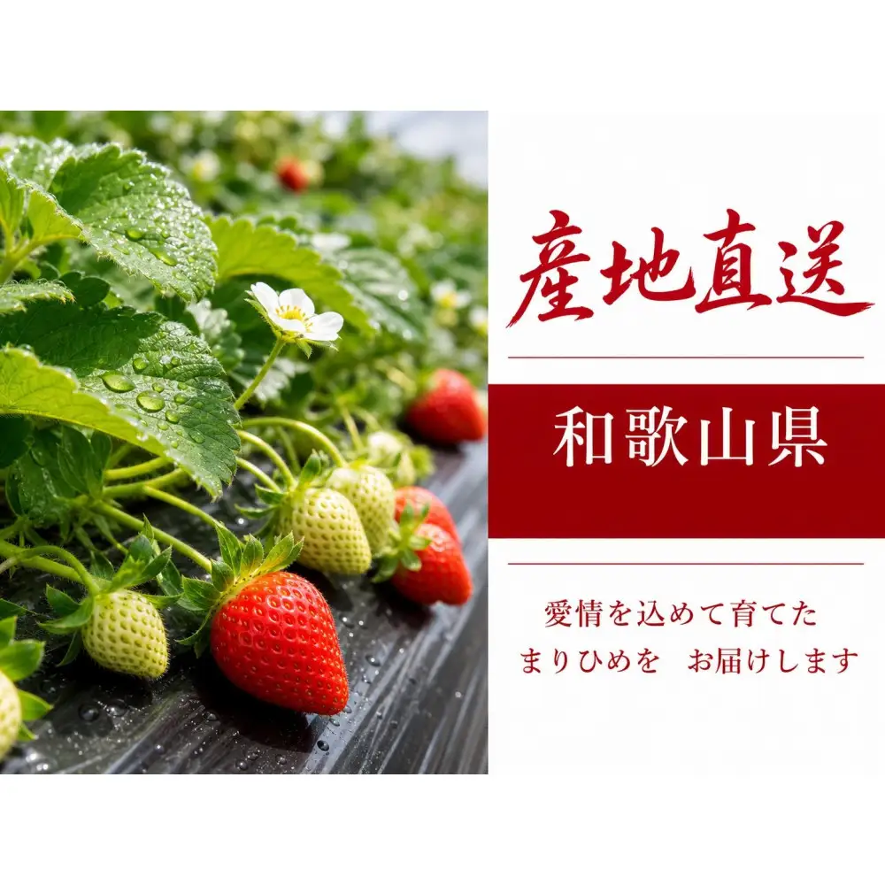 紀州和歌山ブランドいちご「まりひめ」約250g×4P ［2027年3月上旬頃～3月下旬頃に順次発送］［UT39］