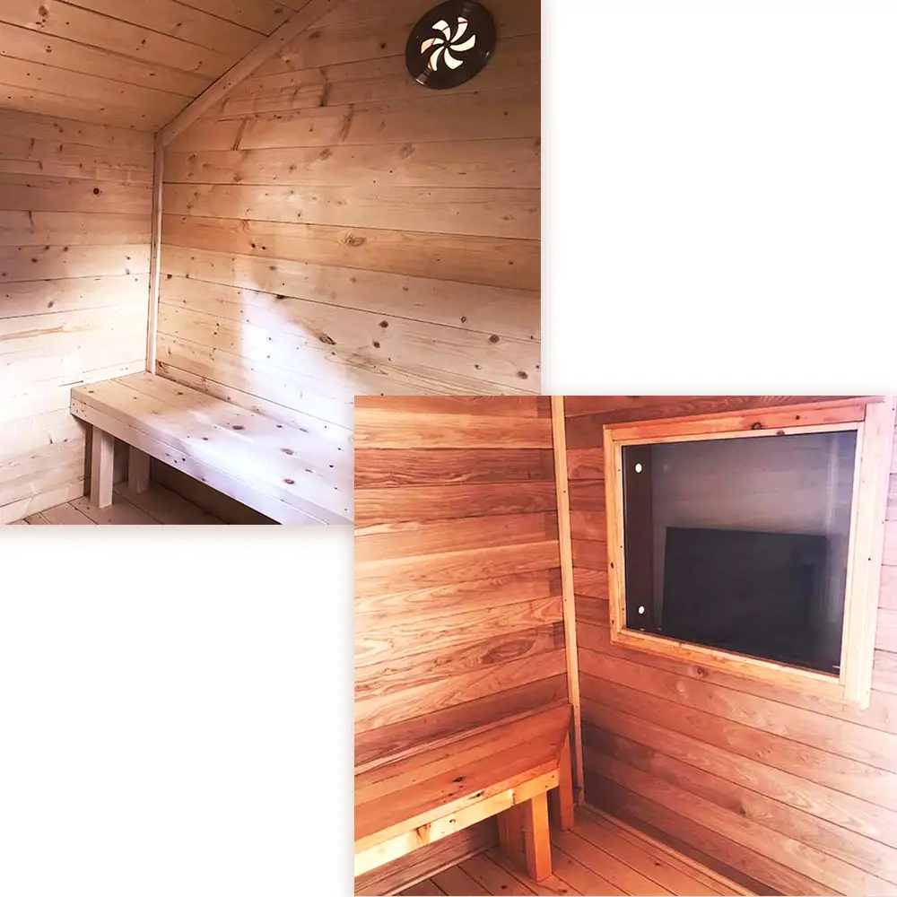 ログハウス風サウナ小屋（1棟）
