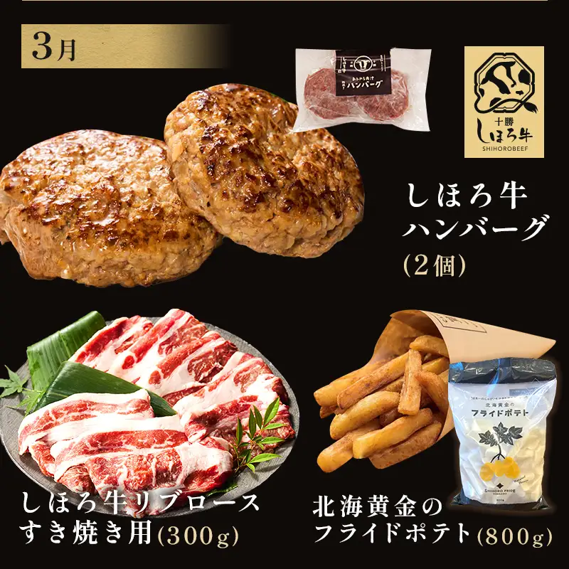 主婦が嬉しい 肉三昧セット 定期便 全３回 北海道十勝士幌町 【L904】主婦が嬉しい 肉三昧 セット 定期便
