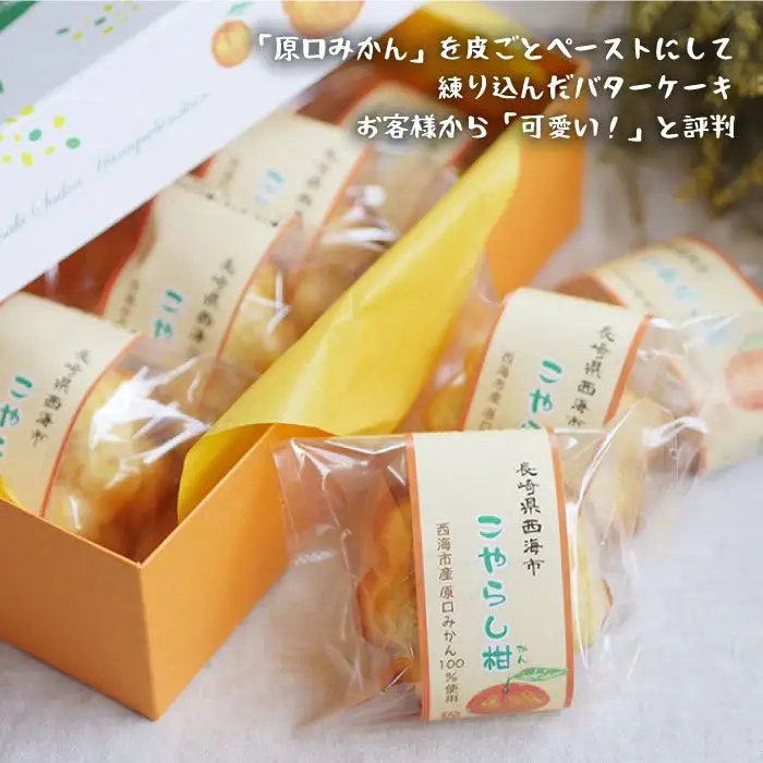 【月1回各8個×6回定期便】こやらし柑＆フロランタン 計96個＜お菓子のいわした＞ [CAM025]