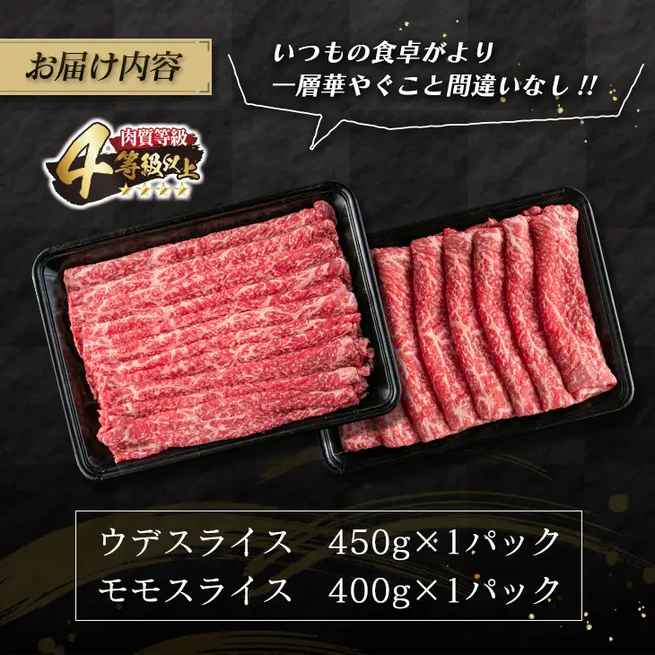 数量限定 宮崎牛 すき焼き しゃぶしゃぶ スライス セット 合計850g 牛肉 ビーフ 黒毛和牛 国産 ブランド牛 赤身肉 食品 うで もも うす切り 食べ比べ A4ランク 4等級以上 おすすめ ご褒美 お祝い 記念日 おかず お取り寄せ グルメ 宮崎県 日南市 送料無料_DC31-25