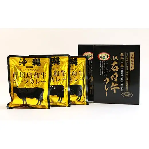 JA石垣牛カレー200g×2箱＆石垣島和牛ビーフカレー 160g×3袋【合計880g】KB-5