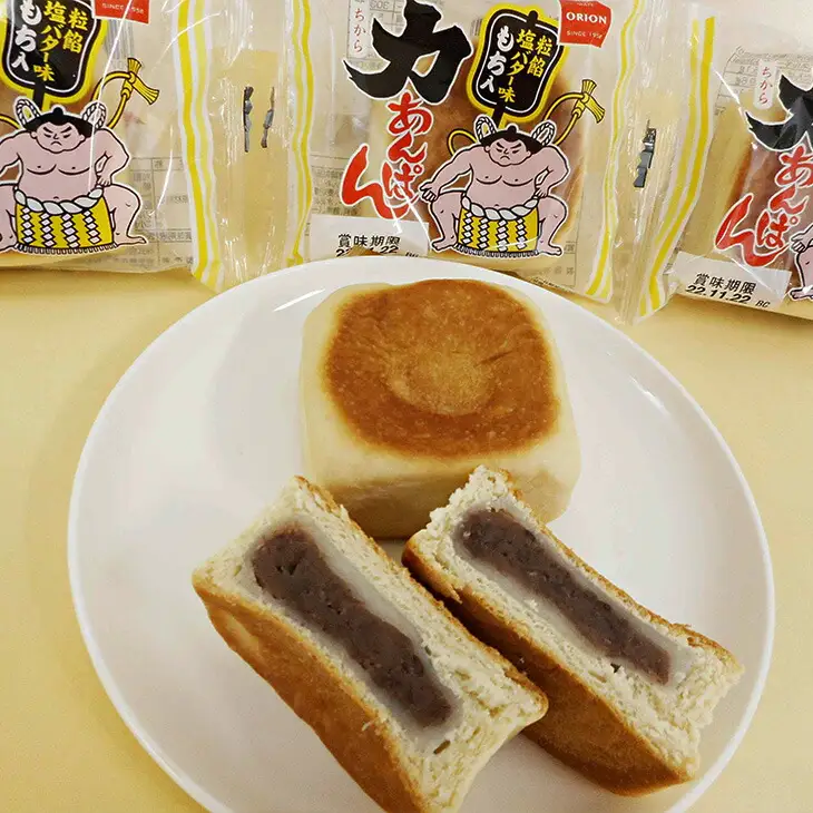 オリオンベーカリー 力あんぱん 粒餡塩バター味 １２個入【1453】