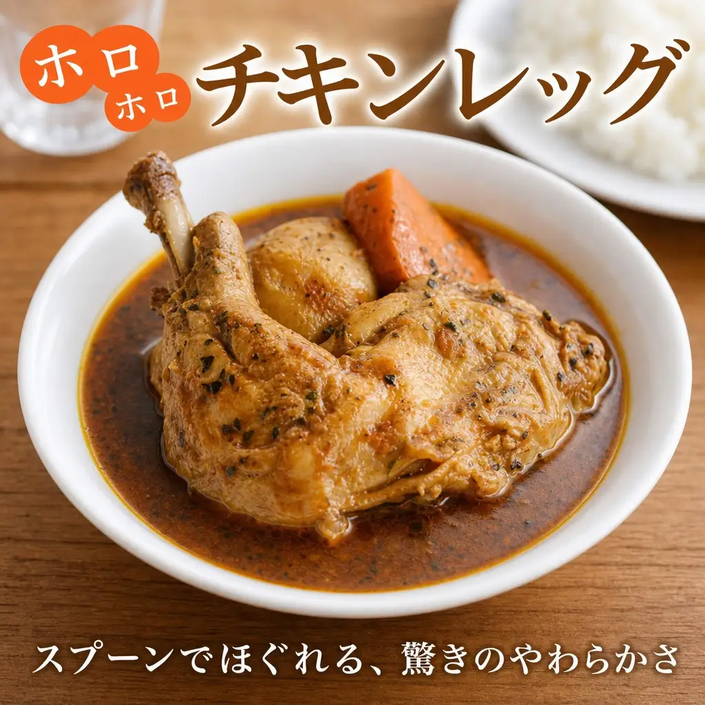 6】北国の丸ごとチキンレッグスープカレー 2個 北海道 レトルトカレー 41 【高評価 ★4
