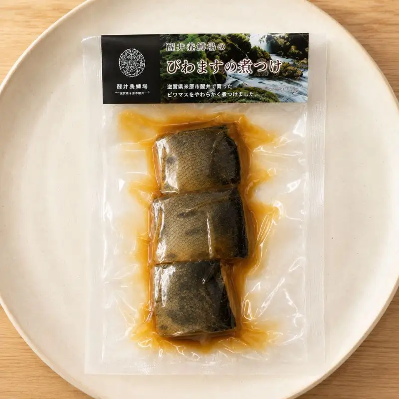 ビワマス煮つけ・水煮缶セット 魚貝類 加工食品 