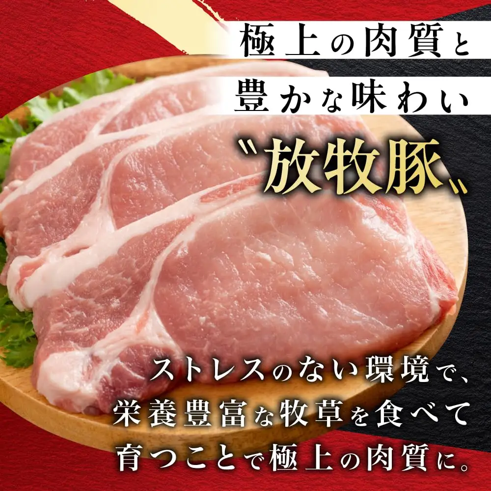 【衣付き】放牧豚 とんかつ用豚肉 5枚 豚肉 [AXBP002]