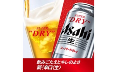 【3か月定期便】【福島のへそのまち　もとみや産】アサヒスーパードライ350ml×24本 2ケース　【07214-0449】