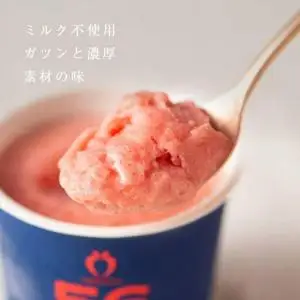 武下さんちの完熟あまおう2種のジェラート 6カップセット 赤いVIPボックスに入れて！