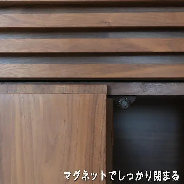 【幅62 奥行45 高さ88.5】バジル62サイドボード（ウォールナット）