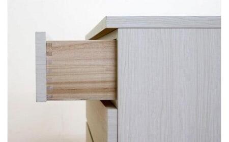 クローゼット チェスト 幅60 5段 奥行55 ホワイト色 タンス 押入れ収納 衣類収納 桐 箪笥 大川家具 丸田木工 フィット