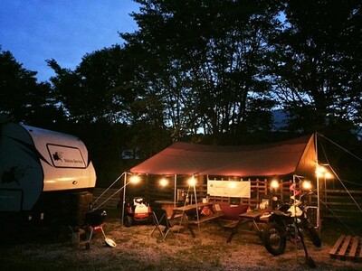【5組限定】妙高山を望む絶景キャンプ場 2人泊分デジタルチケット ｜ 『やすらぎの森オートキャンプ場』【長野県 信濃町ふるさと納税】