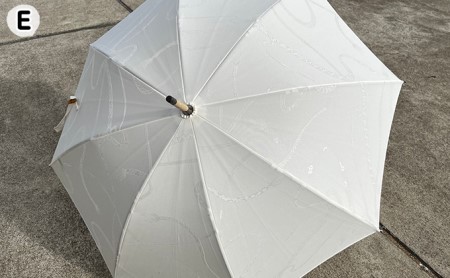 【西川洋傘加工所】1本1本職人の手作り・着物反物晴雨兼用傘  C