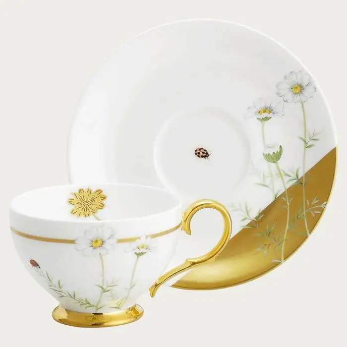 レディバグ　ティー・コーヒー碗皿セット6客　絵変り T772-16/N50787