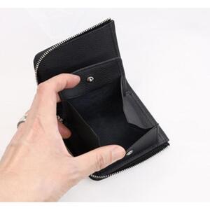 【短財布】Zip short wallet カラー：Black【雑貨 ファッション 人気 おすすめ 】