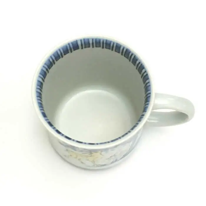 染錦鹿文マグカップ1点 NAT006  やきもの 食器