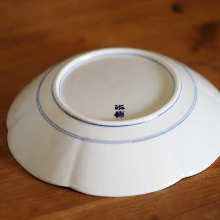 染錦花兎文多用鉢 NAT010  やきもの 食器