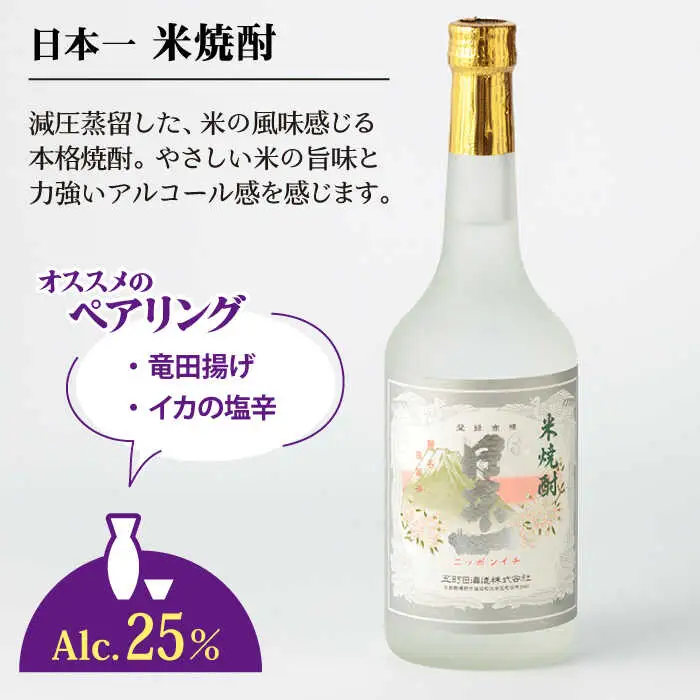 焼酎 日本一東一 焼酎飲み比べ3種 NBQ008 