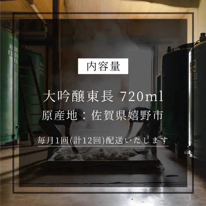 【定期便】 日本酒 大吟醸東長 NAH032 日本酒 全12回
